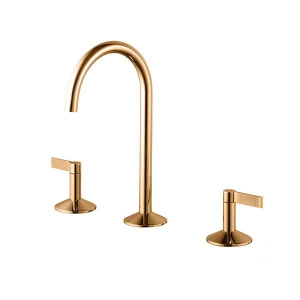 Batería lavabo 3 piezas Lignage Luxe Oro Noken