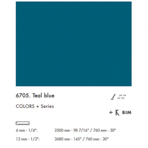 Krion 6705 Teal Blue