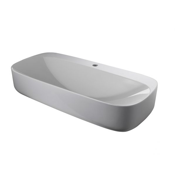 Lavabo 90 cm apoyo sin rebosadero Arquitect Noken